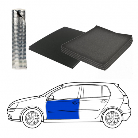Ljudisolering till Halvkombi, framdörrar med dörrsidor i gruppen Billyd / Hva passer i min bil / Ford / Focus / Focus 1998-2004 / Øvrig Fokus 1998-2004 hos BRL Electronics (SETISOLHALVPKT1)