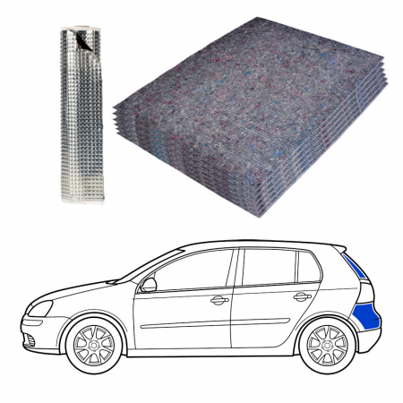 Ljudisolering till Halvkombi, bagage inkl. lucka i gruppen Billyd / Hva passer i min bil / Kia / Ceed / Ceed 2019- / Øvrig Ceed 2019- hos BRL (SETISOLHALVPKT7)