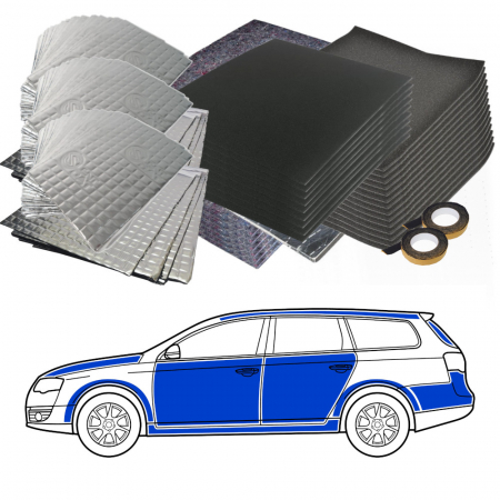 Ljudisolering till Kombi, Level 3 i gruppen Billyd / Hva passer i min bil / Volvo / Volvo V90 / Volvo V90 2017-2023 / Øvrig V90 2017-2023 hos BRL Electronics (SETISOLKOMBIPKT10)