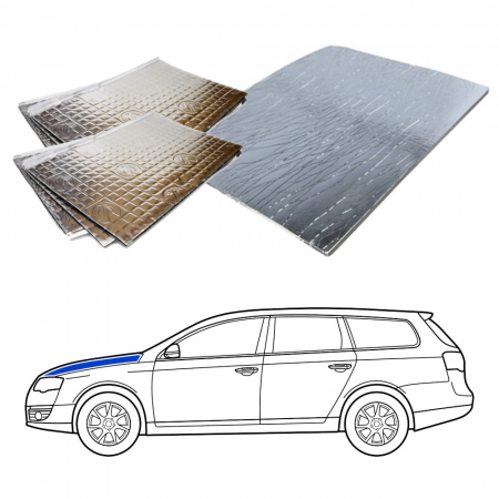Ljudisolering till Kombi, motorhuv i gruppen Billyd / Hva passer i min bil / Volvo / Volvo V90 / Volvo V90 2017-2023 / Øvrig V90 2017-2023 hos BRL Electronics (SETISOLKOMBIPKT3)