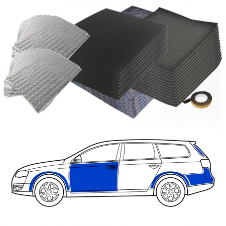 Ljudisolering till Kombi, Level 2 i gruppen Billyd / Hva passer i min bil / Volvo / Volvo V90 / Volvo V90 2017-2023 / Øvrig V90 2017-2023 hos BRL Electronics (SETISOLKOMBIPKT9)