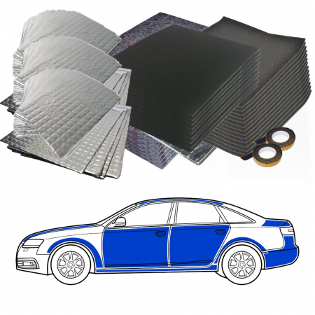 Ljudisolering till Sedan, Level 3 i gruppen Billyd / Hva passer i min bil / SAAB / 9-5 / 9-5 NG 2010-2012 / Øvrig 9-5 NG 2010-2012 hos BRL Electronics (SETISOLSEDANPKT10)