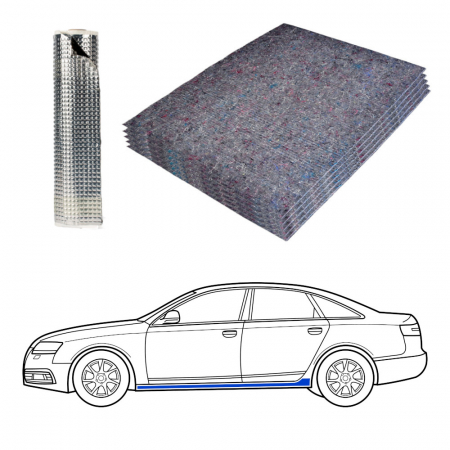 Ljudisolering till Sedan, golv i gruppen Billyd / Hva passer i min bil / SAAB / 9-5 / 9-5 NG 2010-2012 / Øvrig 9-5 NG 2010-2012 hos BRL (SETISOLSEDANPKT5)