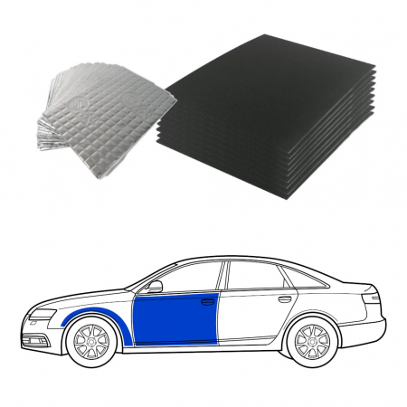 Ljudisolering till Sedan, Level 1 i gruppen Billyd / Hva passer i min bil / SAAB / 9-5 / 9-5 NG 2010-2012 / Øvrig 9-5 NG 2010-2012 hos BRL Electronics (SETISOLSEDANPKT8)