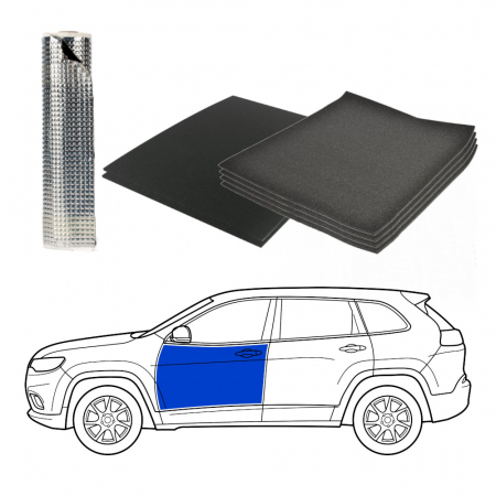 Ljudisolering till SUV, framdörrar med dörrsidor i gruppen Billyd / Hva passer i min bil / Volvo / Volvo XC60 / Volvo XC60 2018-2023 / Øvrig XC60 2018-2023 hos BRL Electronics (SETISOLSUVPKT1)