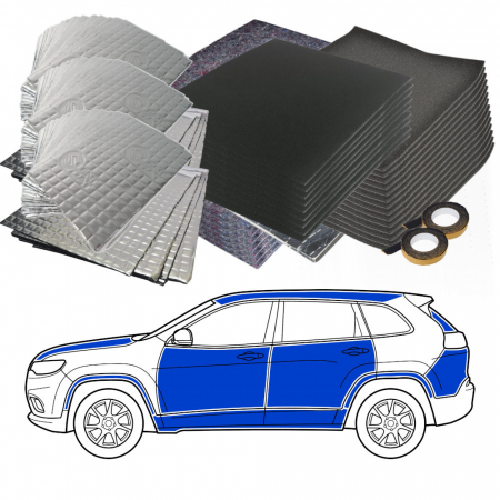 Ljudisolering till SUV, Level 3 i gruppen Billyd / Hva passer i min bil / Volvo / Volvo XC60 / Volvo XC60 2018-2023 / Øvrig XC60 2018-2023 hos BRL Electronics (SETISOLSUVPKT10)