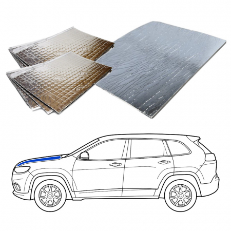Ljudisolering till SUV, motorhuv i gruppen Billyd / Hva passer i min bil / Volvo / Volvo XC60 / Volvo XC60 2018-2023 / Øvrig XC60 2018-2023 hos BRL Electronics (SETISOLSUVPKT3)
