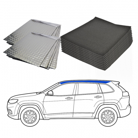 Ljudisolering till SUV, tak i gruppen Billyd / Hva passer i min bil / Volvo / Volvo XC60 / Volvo XC60 2018-2023 / Øvrig XC60 2018-2023 hos BRL Electronics (SETISOLSUVPKT4)
