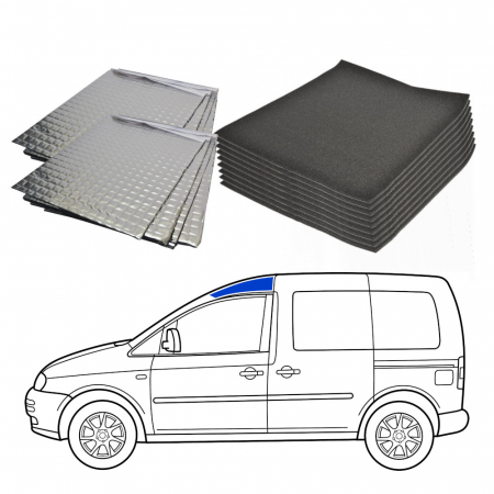 Ljudisolering till Skåpbil, tak (kupé) i gruppen Billyd / Hva passer i min bil / Volkswagen / Transporter / Transporter T6.1 2020-2024 / Øvrig Transport T6.1 2020-2024 hos BRL Electronics (SETISOLVANPKT3)
