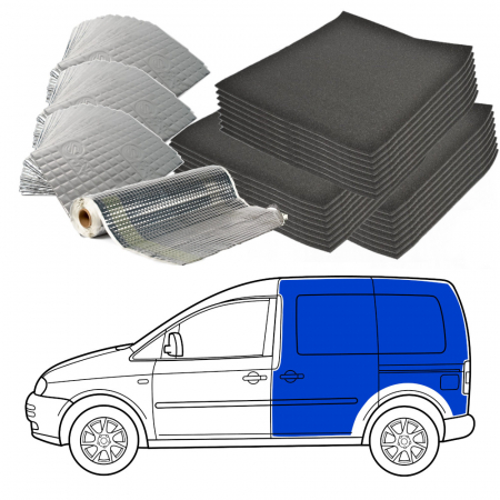Ljudisolering till Skåpbil, lastutrymme bak i gruppen Billyd / Hva passer i min bil / Volkswagen / Transporter / Transporter T6.1 2020-2024 / Øvrig Transport T6.1 2020-2024 hos BRL Electronics (SETISOLVANPKT6)