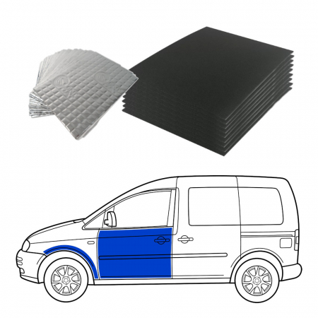 Ljudisolering till Skåpbil, Level 1 i gruppen Billyd / Hva passer i min bil / Volkswagen / Transporter / Transporter T6.1 2020-2024 / Øvrig Transport T6.1 2020-2024 hos BRL Electronics (SETISOLVANPKT7)