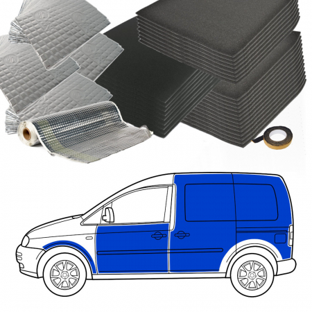 Ljudisolering till Skåpbil, Level 2 i gruppen Billyd / Hva passer i min bil / Volkswagen / Transporter / Transporter T6.1 2020-2024 / Øvrig Transport T6.1 2020-2024 hos BRL Electronics (SETISOLVANPKT8)