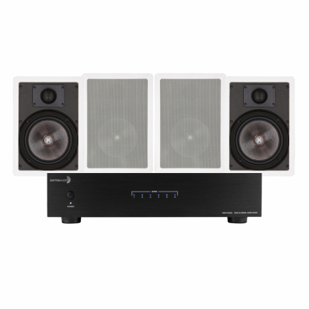 Dayton Audio MA1240a & 2 par Magnat IW810 innfellingshøyttalere i gruppen Pakkeløsninger / Pakker for hjemmet / Multiroompakker hos BRL Electronics (SETIW810PKT1)