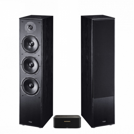 Marantz Modell M1 & svarte Magnat MS70, 2.0 stereopakke i gruppen Pakkeløsninger / Pakker for hjemmet / Stereopakker hos BRL Electronics (SETM1PKT1)
