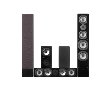 Dynavoice Challenger M-65 EX med senter og surround, 5.0 høyttalerpakke i gruppen Pakkeløsninger / Pakker for hjemmet / Høyttalerpakker hos BRL (SETM65EXPKT9)