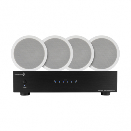 Dayton Audio MA1240 och 2 par IC620 i gruppen Pakkeløsninger / Pakker for hjemmet / Multiroompakker hos BRL Electronics (SETMA1240APKT8)