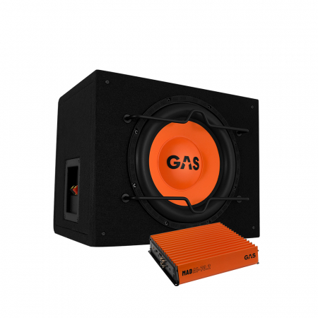 GAS MAD B1-110 & GAS MAD A1-70.2, basspakke i gruppen Pakkeløsninger / Pakker for bilen / Basspakker hos BRL Electronics (SETMADB1110PKT1)