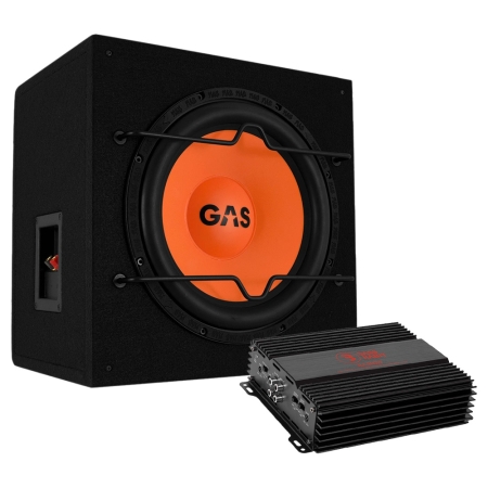 GAS MAD B1-112 med Bass Habit RA500W, basspakke i gruppen Pakkeløsninger / Pakker for bilen / Basspakker hos BRL (SETMADB1112PKT5)