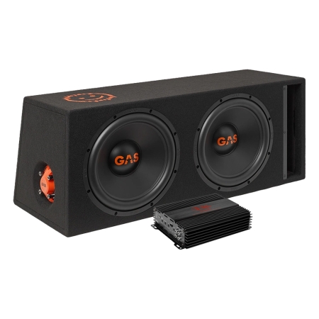 GAS MAD B2-212V med Bass Habit RA2000W, basspakke i gruppen Pakkeløsninger / Pakker for bilen / Basspakker hos BRL (SETMADB2212VPKT6)