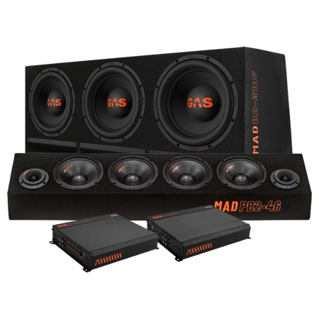 GAS MAD B2-310V med PB2-46 og forsterker, raggarpakke i gruppen Nyheter hos BRL (SETMADB2310VPKT3)