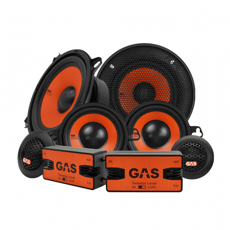 GAS MAD K2-54 & MAD M2-34, 3-veis 5.25 tommers kitsystem i gruppen Billyd / Bilhøyttalere / Kitsystem hos BRL Electronics (SETMADK254PKT1)