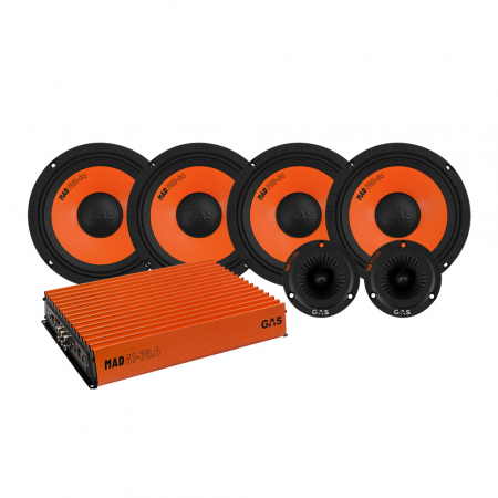 4-pakke MAD PM1-64 med MAD PT1-254 SPL-pakke, medium i gruppen Pakkeløsninger / Pakker for bilen / SPL Høyttalerpakker hos BRL Electronics (SETMADPM164PKT1)