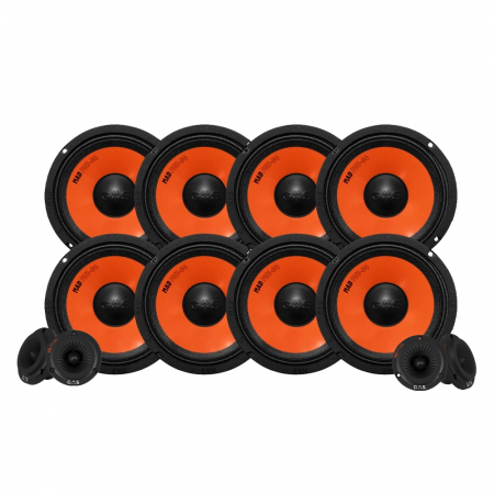 GAS MAD PM1-64 & PT1-254 SPL-pakke, stor i gruppen Pakkeløsninger / Pakker for bilen / SPL Høyttalerpakker hos BRL Electronics (SETMADPM164PKT4)