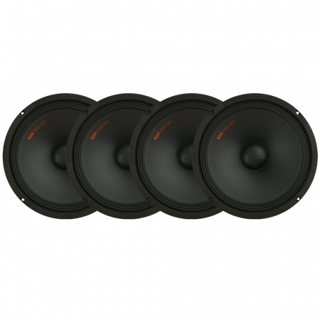 4-pakke GAS MAD PM2-104, rå 10 tommers mellomtone i gruppen Billyd / Bilhøyttalere / Midbasser/mellomtone / Midbass SALG hos BRL Electronics (SETMADPM2104X4)