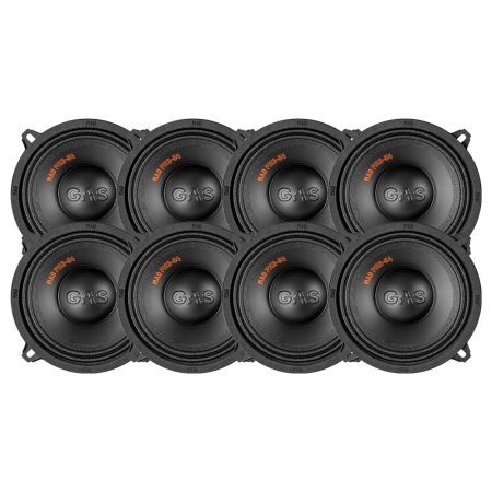 8-pakning GAS MAD PM2-54, 5,25 tommers midbasser i gruppen Pakkeløsninger / Pakker for bilen / SPL Høyttalerpakker hos BRL (SETMADPM254X8)