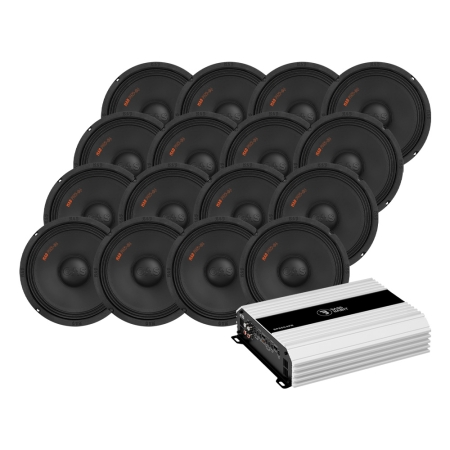 16-pakning GAS MAD PM2-64 med SP5504FR, SPL-pakke i gruppen Pakkeløsninger / Pakker for bilen / SPL Høyttalerpakker hos BRL (SETMADPM264PKT5)