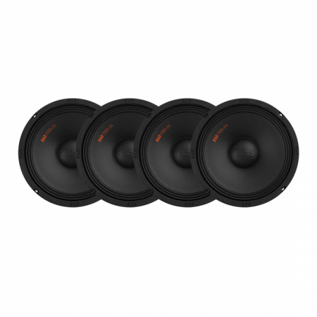 4-pakke GAS MAD PM2-84, rå 8 tommers mellomtone i gruppen Billyd / Bilhøyttalere / Midbasser/mellomtone hos BRL Electronics (SETMADPM284X4)