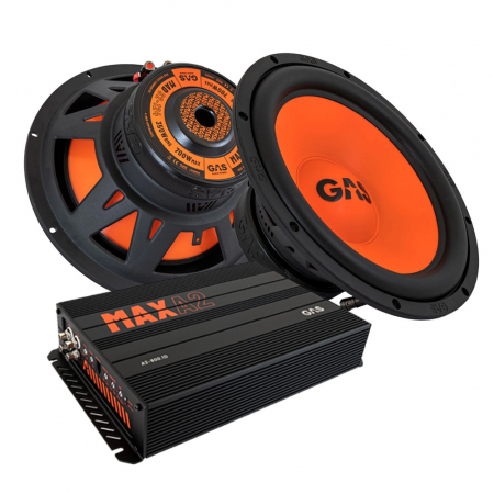 2-pakke GAS MAD S2-124 & MAX A2-800.1D, 12