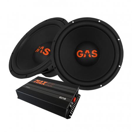 2-pack GAS MAD S2-15D2 & MAX A2-800.1D, basspakke i gruppen Pakkeløsninger / Pakker for bilen / Basspakker hos BRL Electronics (SETMADS215D2PKT1)