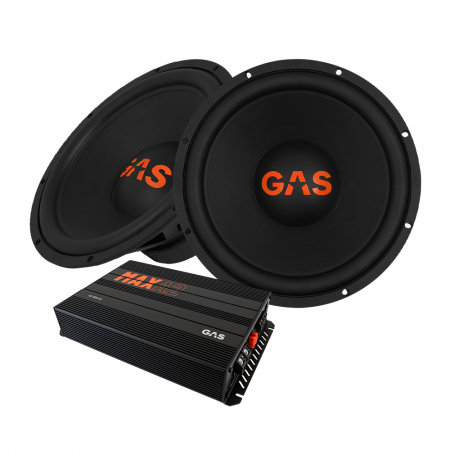 2-pakke GAS MAD S2-15D2 & MAX A2-800.1D, basspakke i gruppen Pakkeløsninger / Pakker for bilen / Basspakker hos BRL (SETMADS215D2PKT1)