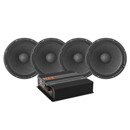 4-pakning GAS MAX PM2-84 med MAX PA1-1500.2DZ1, SPL-pakke i gruppen Pakkeløsninger / Pakker for bilen / SPL Høyttalerpakker hos BRL (SETMAXPM284PKT1)