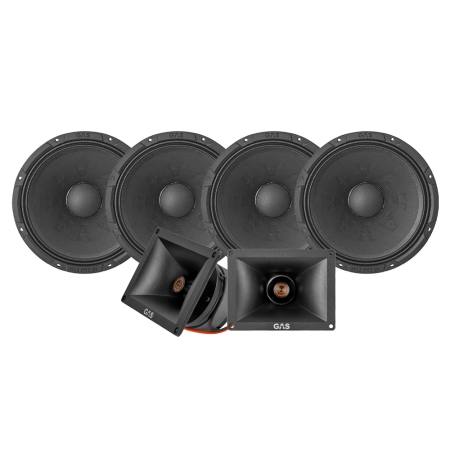 4-pakning GAS MAX PM2-84 med MAD PT3-444, SPL-pakke i gruppen Pakkeløsninger / Pakker for bilen / SPL Høyttalerpakker hos BRL (SETMAXPM284PKT4)