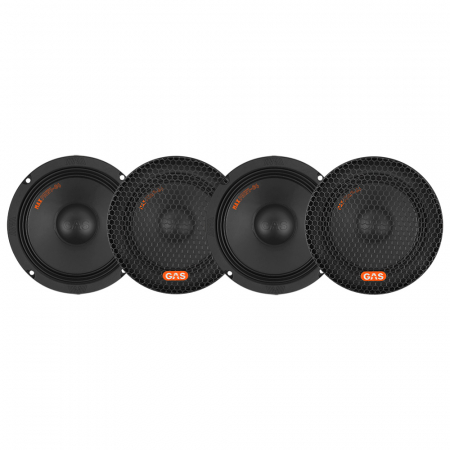 4-pakke GAS MAX PMW1-64, 6.5 tommers bass/midbass i gruppen Billyd / Bilhøyttalere / Midbasser/mellomtone / Midbass SALG hos BRL Electronics (SETMAXPMW164X4)