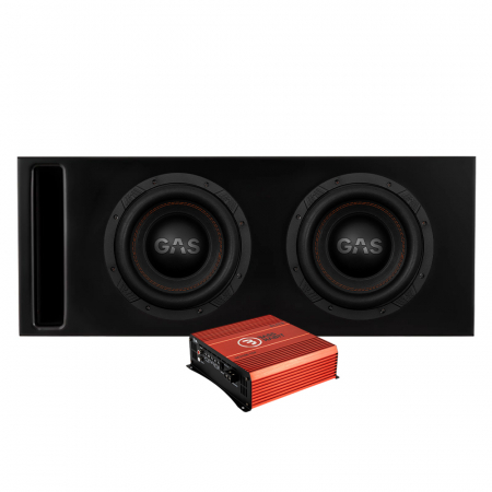 GAS MAX S1-10D1 2x10 tommer i Competition-basskasse & SPL ELITE 3100.1DF, baspaket i gruppen Pakkeløsninger / Pakker for bilen / Basspakker hos BRL (SETMAXS110D1PKT3)