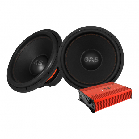 GAS MAX S1-18D1 & SPL ELITE 5100.1DF, basspakke i gruppen Pakkeløsninger / Pakker for bilen / Basspakker hos BRL Electronics (SETMAXS118D1PKT2)