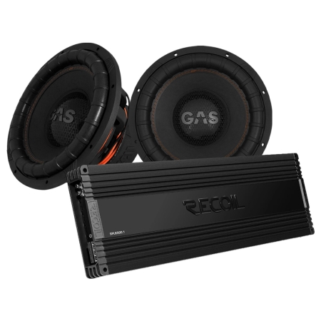 2-pakning GAS MAX S2-15D1 med Recoil SPL6500.1, 2x15