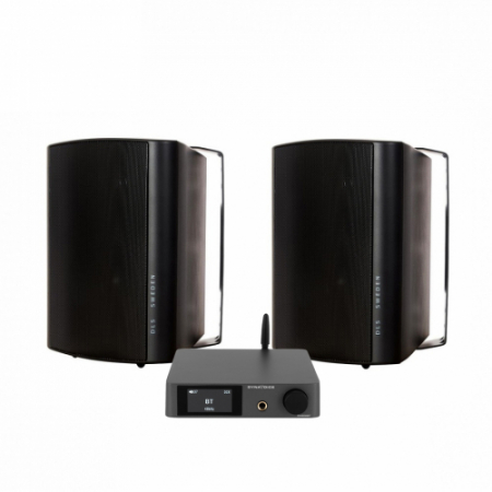 Dynavoice CA802BT & DLS MB6i utomhushögtalare, svart i gruppen Pakkeløsninger / Pakker for hjemmet / Stereopakker hos BRL Electronics (SETMB6IPKT2)