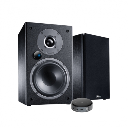 Magnat Monitor Reference 2A med Wiim Mini streamer, stereopakke i gruppen Pakkeløsninger / Pakker for hjemmet / Stereopakker hos BRL (SETMR2APKT1)