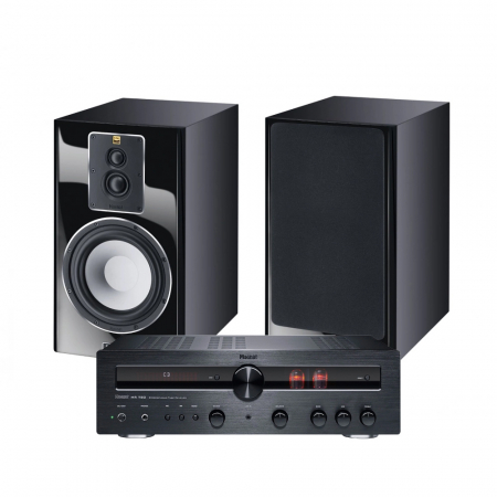 Magnat MR780 & Magnat Signature 703 svart, stereopaket i gruppen Pakkeløsninger / Pakker for hjemmet / Stereopakker hos BRL (SETMR780PKT5)