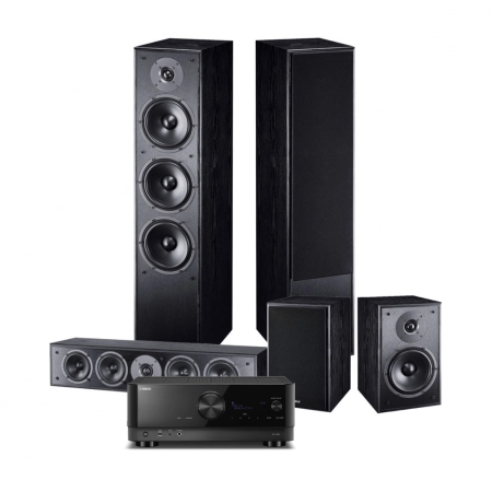 Magnat Monitor S70 5.0 hjemmekinopakke med Yamaha RX-V6A i gruppen Pakkeløsninger / Pakker for hjemmet / Hjemmekino og Hjemmekinopakker hos BRL (SETMS70BPKT9)