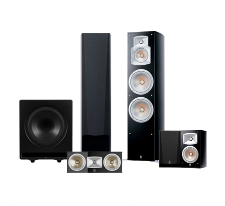 Yamaha NS-777 surroundsystem med subwoofer, 5.1 hjemmekinopakke i gruppen Pakkeløsninger / Pakker for hjemmet / Høyttalerpakker hos BRL (SETNS777BPKT2)