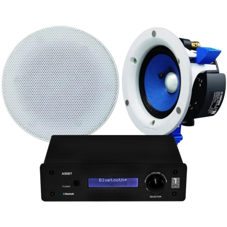 Yamaha NS-IC400 med System One A50BT, innbyggingspakke i gruppen Pakkeløsninger / Pakker for hjemmet / Høyttalerpakker hos BRL (SETNSIC400PKT1)