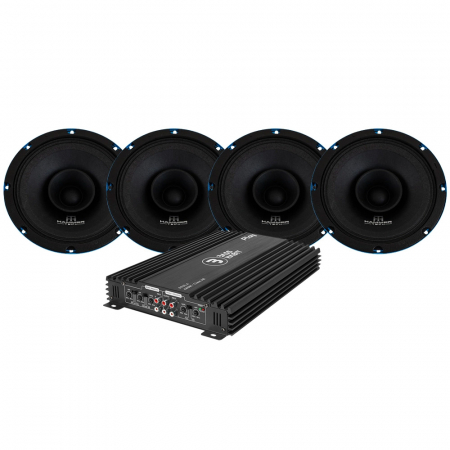 4-pakk Hammer Tech Omni Class OCF200 & Play Power 65.4 SPL-pakke, medium i gruppen Pakkeløsninger / Pakker for bilen / SPL Høyttalerpakker hos BRL (SETOCF8PKT4)