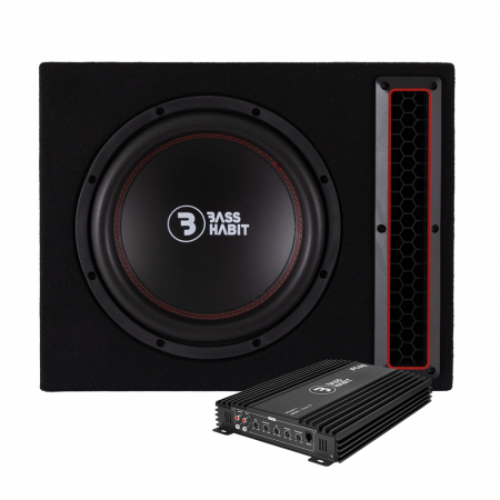 Bass Habit Play 2 P2112 med Play Power 600.1 G2, basspakke i gruppen Pakkeløsninger / Pakker for bilen / Basspakker hos BRL (SETP2112PKT1)