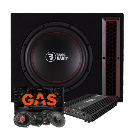 Bass Habit Play 2 P2112 helhetspakke med GAS GMV651BT i gruppen Pakkeløsninger / Pakker for bilen / Helhetspakker hos BRL.se  (SETP2112PKT3)