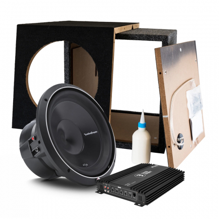 Rockford Fosgate P3D2-12 & Bass Habit Play Power 600.1, baspakke i byggesett i gruppen Billyd / Bass / Basskasse i byggesett hos BRL Electronics (SETP3D212PKT2)